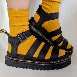 Platform Dr. Martens Doc's Doc Martens Blaire Sandals black wsz 7 runs big